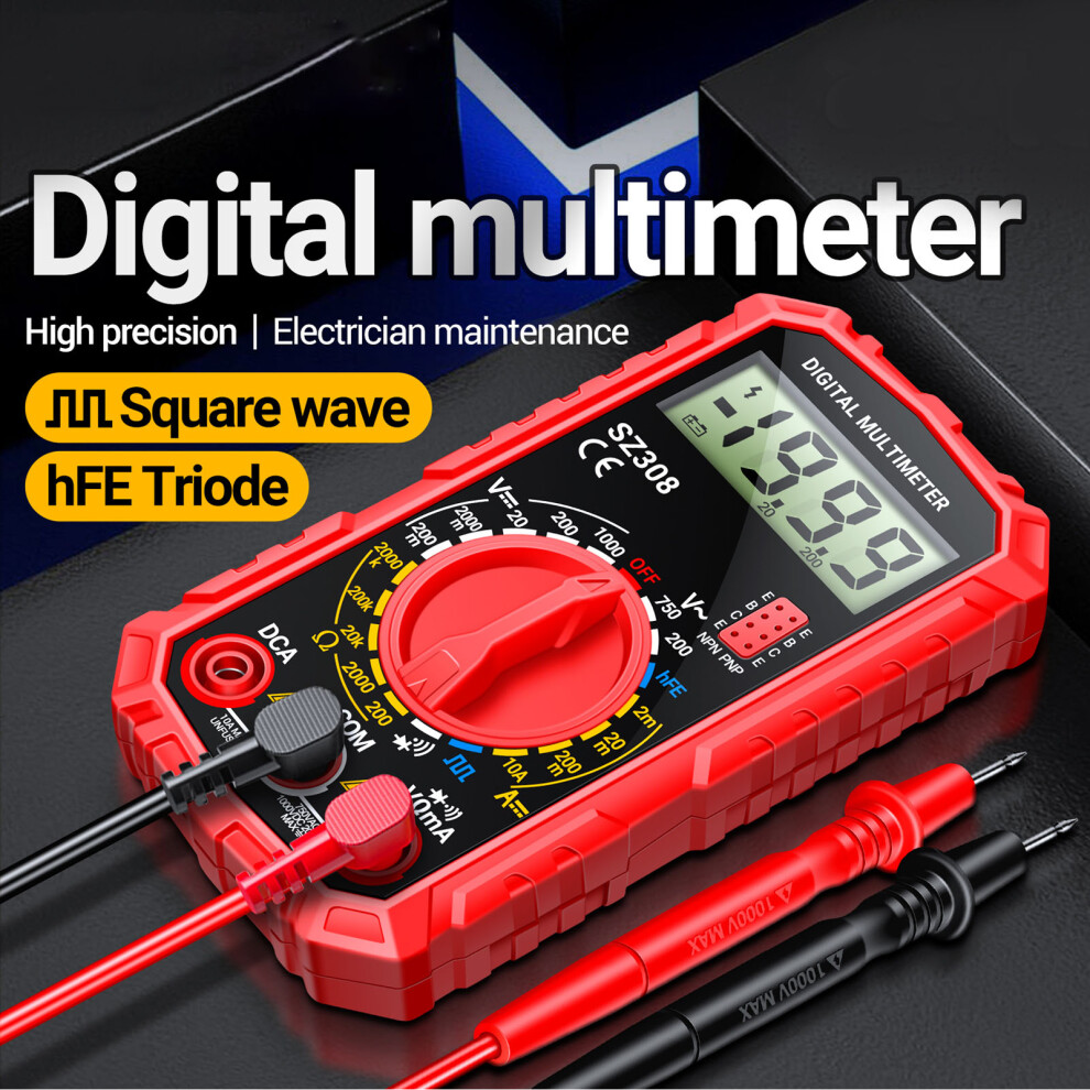 Compact Multimeter 4000 Counts NCV True RMS