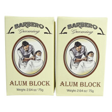 Barbero Alum Blok 2,64 oz / 75 g Verpakking van 2