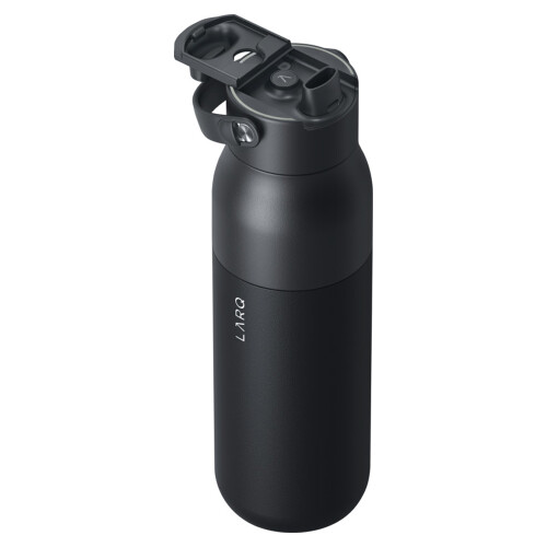 (One Size, Solid Black) Larq PureVis 1000ml Water Bottle 1