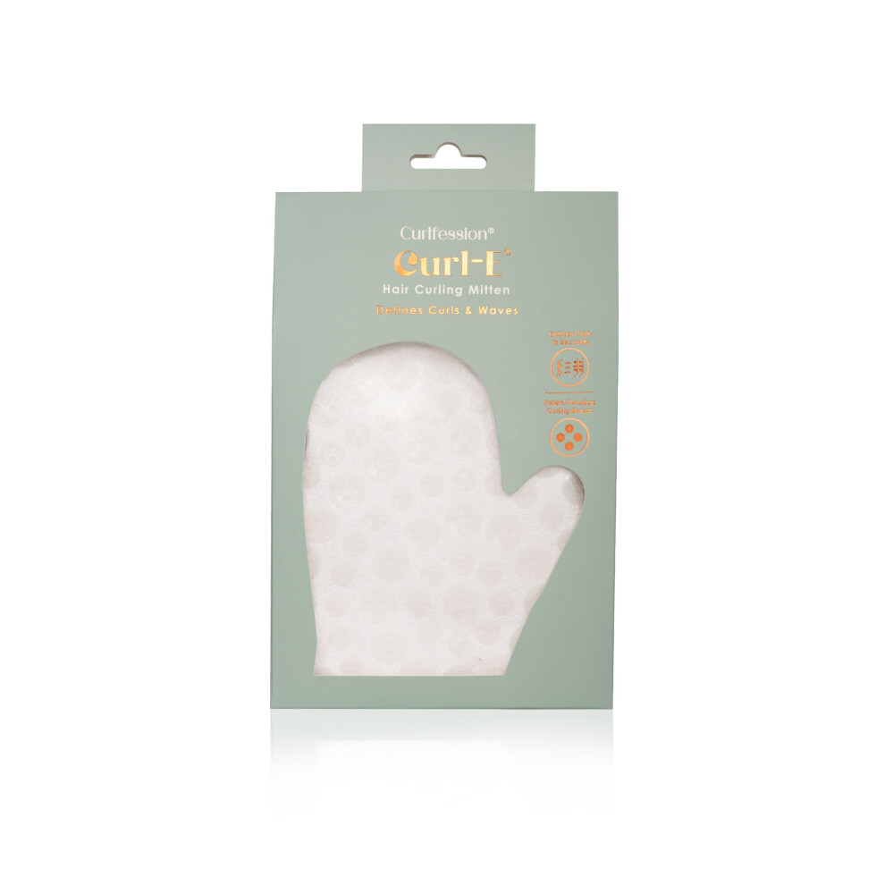 Curlfession Curl-E Hair Curling Mitten Defines Curls And Waves For Curly And Wavy Hair