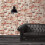 Muriva (One Size, Orange) Muriva Stone Loft Brick Effect Wallpaper 2