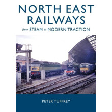 North East Railways by Peter Tuffrey Hardcover Book