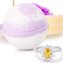 Bauble Bombs Französische Lavendel Schmucküberraschung Deluxe XL 9 oz Badekugel Fizzies USA