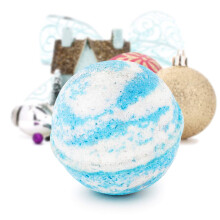 Bauble Bomb's Winter Wonderland Schmucküberraschung Deluxe XL 9 oz Badebombe Fizzies USA, tierversuchsfrei! Ringgröße 09