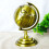 Alloy Metallic Luster 360 Rotating Educational Globe for Office School 10