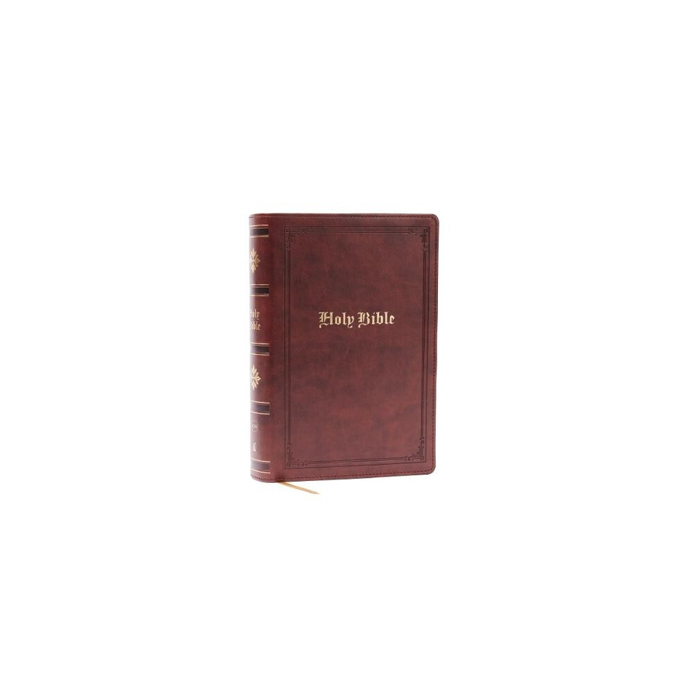 KJV Holy Bible: Personal Size Giant Print, Brown Leathersoft, Red Letter, Comfo - Image 6