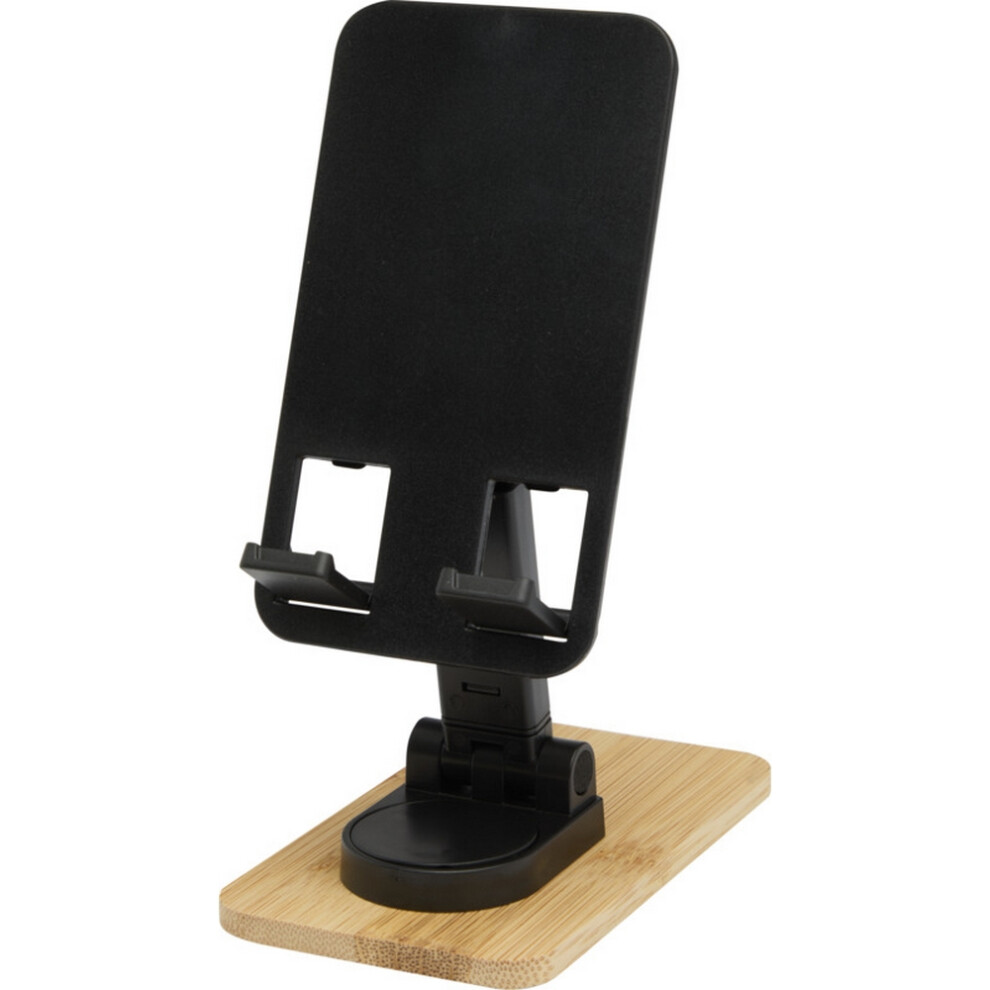 (One Size, Solid ) Floso Alfirk Bamboo Foldable Mobile Phone Stand Black 5063852031719