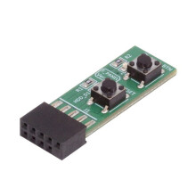 10Pin Mainboard Switching Tester Switching Board Adapter with Resets Button DIY PC Assembly Tool for Desktop PC