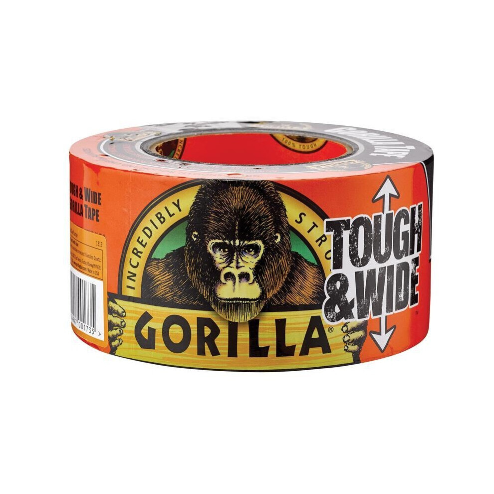Gorilla Glue Gorilla Tape Tough & Wide 73Mm X 27M Black 5063750444659