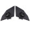 Car Interior Front Tweeter Refitting Speaker Boxes Dashboard Audio Cover Cap Panel for  CHR C-HR IZOA 19-21 1