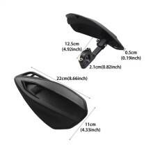 1 Pair Motorcycle Handle Guards Motorcycle Handle Wind Deflector Handle Grip Guards Anti-Fall Riding Hand Cover