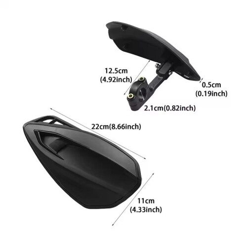 1 Pair Motorcycle Handle Guards Motorcycle Handle Wind Deflector Handle Grip Guards Anti-Fall Riding Hand Cover