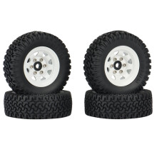 4 StüCk 1,55 Metall Perlenverschluss Felge Reifen Satz für 1/10 RC Crawler Auto Axial Jr 90069 D90 TF2 CC01 LC70 MST,1