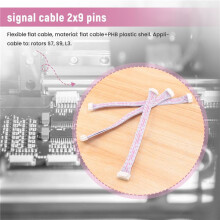 3 PièCes Câble de Signal 18 Broches 2X9 Broches Mineur Connecter Câble de Date pour Machine S9 S7 , Espacement de Communication 2Mmx155Mm