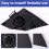 Car Interior Front Tweeter Refitting Speaker Boxes Dashboard Audio Cover Cap Panel for  CHR C-HR IZOA 19-21 6