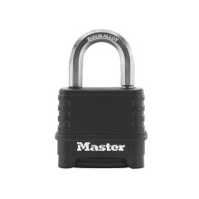 Master Lock Excell 4-digit Black Finish Combination 50mm Padlock