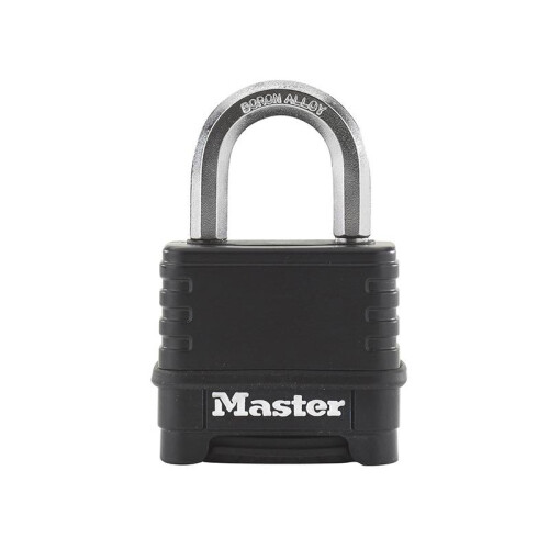 Master Lock Master Lock Excell 4-digit Black Finish Combination 50mm Padlock