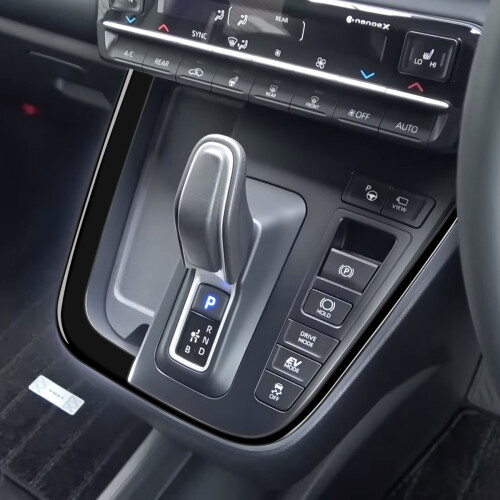 For  Noah Voxy 90 Series 2022 2023 Carbon Fiber Center Console Gear Shift Panel Frame Cover Trim Shift Outer Frame 2