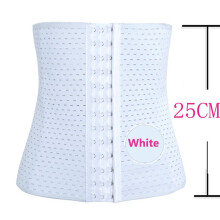 (White,4XL)Corset Body Shaper Femme Sous Buste Minceur Taille Trainer Shapewear Grande Taille