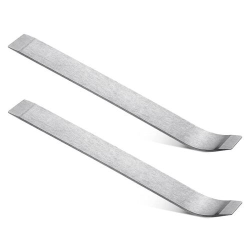 2 Panel Removal Tools Sheet Metal Skin Wedge Auto Tool  Decorative Tool , Silver