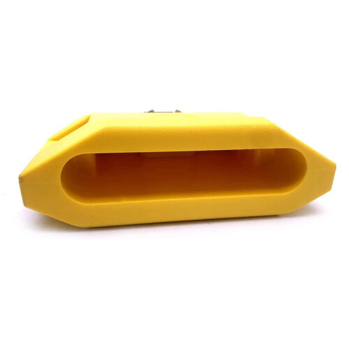 Jam Drum Block Latin Percussion Musical Instrument Plastic with 3 Sided Mount Medium Pitch (Yellow) 1
