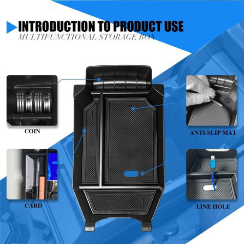 Armrest Storage Box for 2023  Accord Center Console Organizer Insert Interior Accessories 2