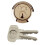 Yale (One Size, Brass) Yale Replacement Rim Cylinder Lock 1