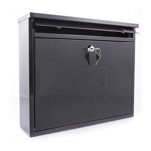 Sterling Elegance Postbox Black
