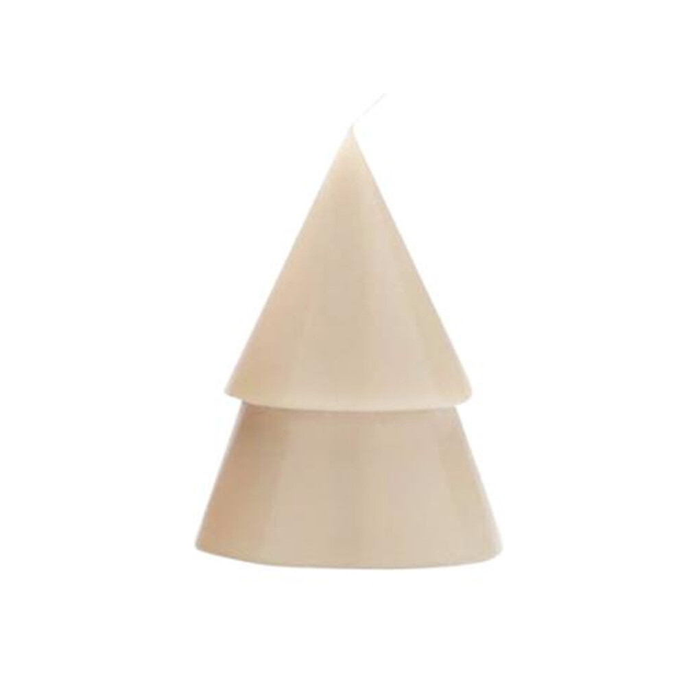 Originalhome (One Size, Beige) Tree Christmas Candles (Pack Of 2)