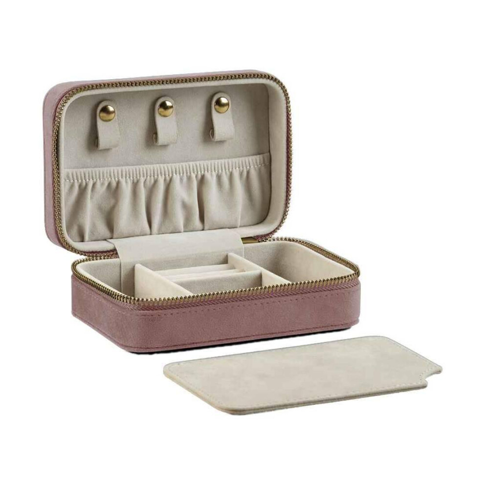 Bagbase (One Size, Rose Quartz) Travel Velvet Jewellery Box