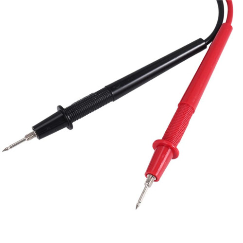 1000V Banana Plugs Detachable Tip Multimeter Probe Test Lead Black Red Pair 2