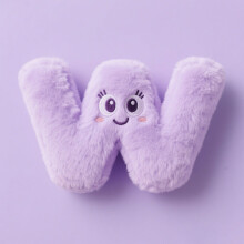 (W) Lore Letter alphabet Plush Toy A To Z Stuffed Doll Gift Decoration Bedroom