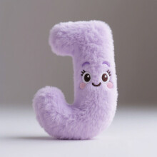 (J) Lore Letter alphabet Plush Toy A To Z Stuffed Doll Gift Decoration Bedroom