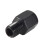 2 PCS motorcycle MIRROR ADAPTORS CONVERTS CLOCKWISE 8MM TO 10MM BLACK 2