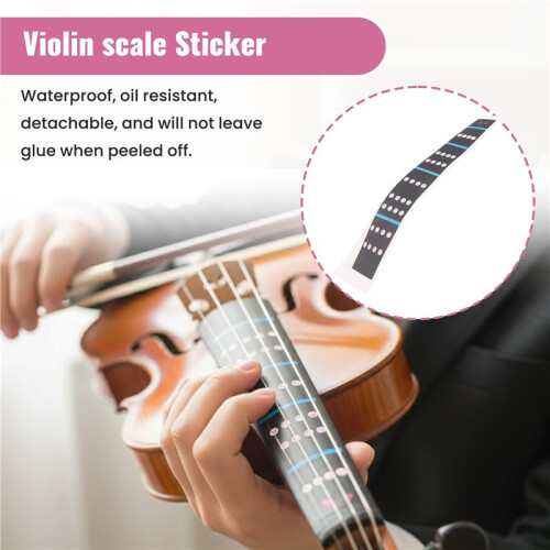 Violin Finger Guide /Fingerboard Sticker Fret guide Label Finger Chart For Size 4/4 2