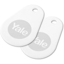 Yale Smart Door Lock Key Tags Pack of 2 Conexis L1 White P-YD-01-CON-RFIDT-WH