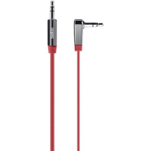 Belkin MixIt Colour Range 0.9m Flat Right Angle AUX Cable Red AV10128CW03RED