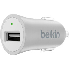 Belkin Premium MIXIT Fast Charge 2.4 A USB Car Charger Silver F8M730BTSLV