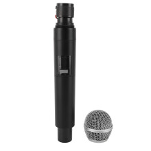 Sistema di Microfono Wireless con portata di 328 piedi, Microfono Dinamico VHF Ricaricabile