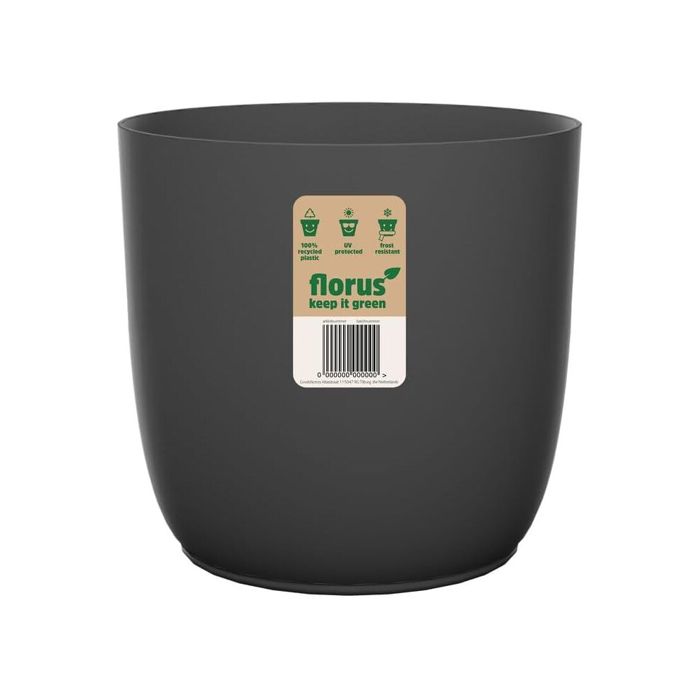 Elho Florus Flow Flowerpot 14 Anthracite L 14.0 B 14.0 H 12.9 LT. 1.6 - Image 3