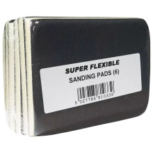 Sanding Pads 6 Pack Soft Foam Abrasive Sponge Pads for Smoothing Wood Metal and Painted Surfaces