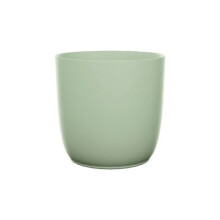 Flow Flowerpot 14cm Mint Green Indoor Plant Pot with Classic Base Design
