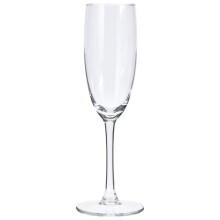 Crystal Champagne Glass Set of 4 - 180ml Transparent Glasses for Home or Restaurant Use