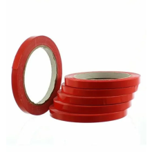 Red Vinyl Bag Sealing Tape 9mm x 66m 6 Pack 396m Total PVC Tape for Bag Neck Sealing