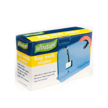 Metal Bag Neck Sealer 12mm Blue Heavy Duty Tape Dispenser for Food Packaging and Storage