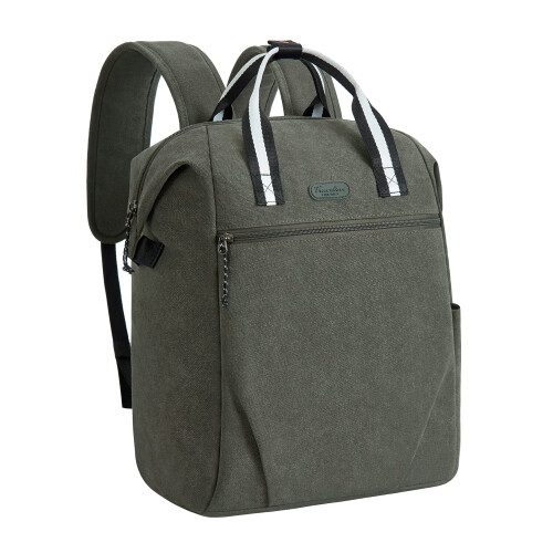 Travelon Travelon Unisex's Coastal RFID Blocking Large Backpack, Oyster, One Size 2
