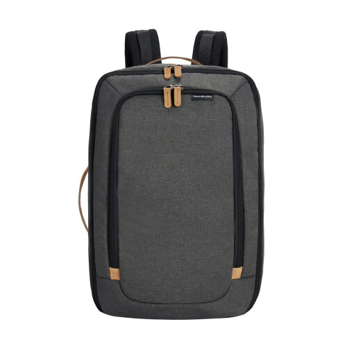 Travelon Travelon Unisex's Transit Carry-on Backpack, Slate, One Size