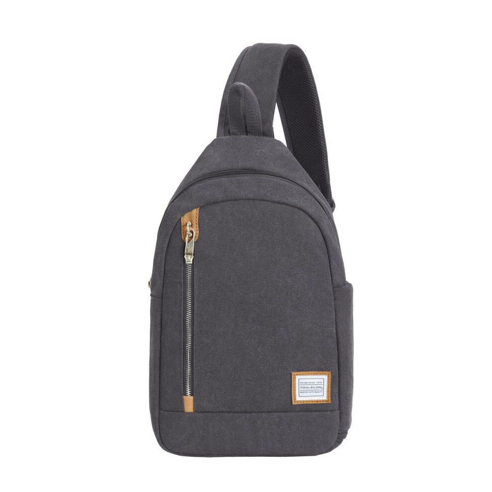 Photos - Backpack Travelon Anti-Theft Heritage Sling, Pewter, One Size 33604-540