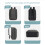 Travelon Travelon Unisex's Transit Carry-on Backpack, Slate, One Size 4