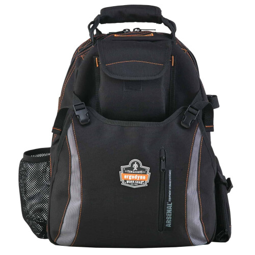 Ergodyne Arsenal 5843 Tool Backpack Dual Compartments,Black,Regular